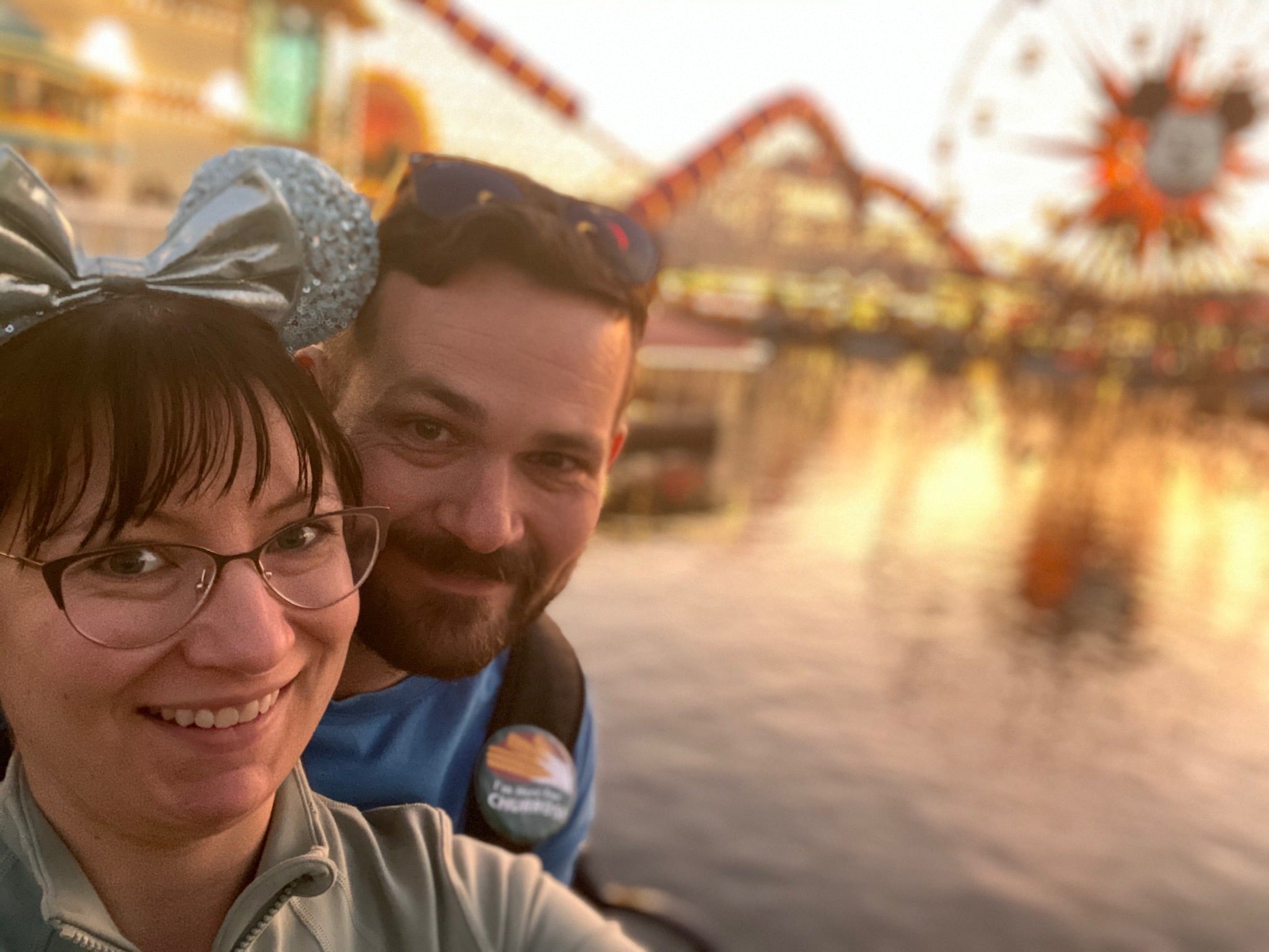 Our trip to Disneyland in December, 2 weeks prior to diagnosis.